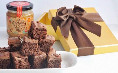 Brownies gluten free navideños con Sisterly Nuts